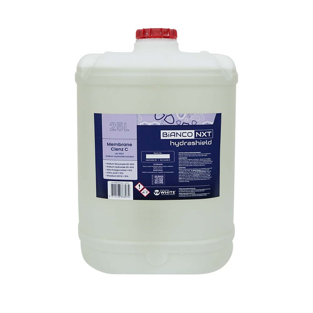 Bianco NXT BIA-MEMBRANECLENZC25L 25L Hydrashield Membrane Clenz C Sodium Hydroxide Solution