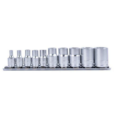 TENG 10 PIECE 1/4" & 3/8" DR. TX-E SOCKET SET E4-E18