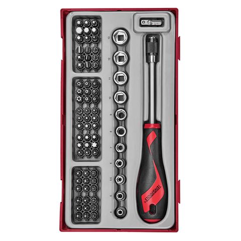 TENG 76 PIECE MD BITS & SOCKET SET - TC-TRAY