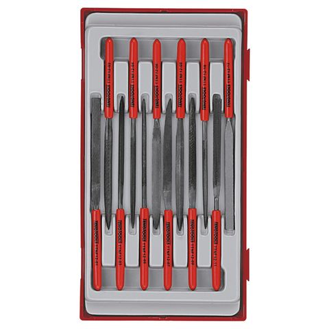 TENG 12 PIECE NEEDLE FILE SET - TC-TRAY